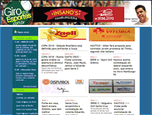 Tablet Screenshot of girodosesportes.com.br